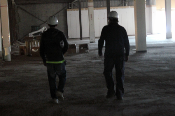 Chris Greene Inc. Construction Team on site